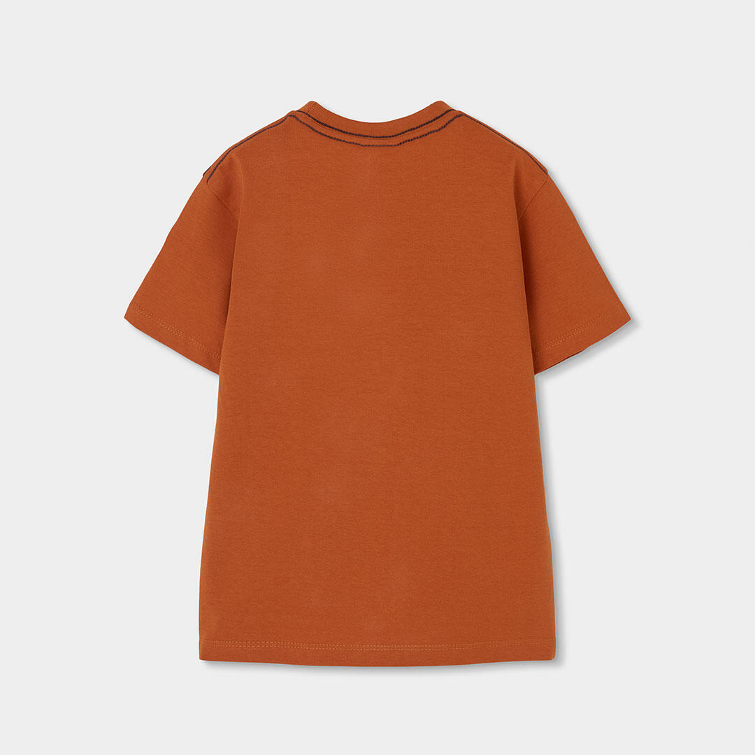 Camisetas de verano de gimnasia kids niño boboli marrón 2/4