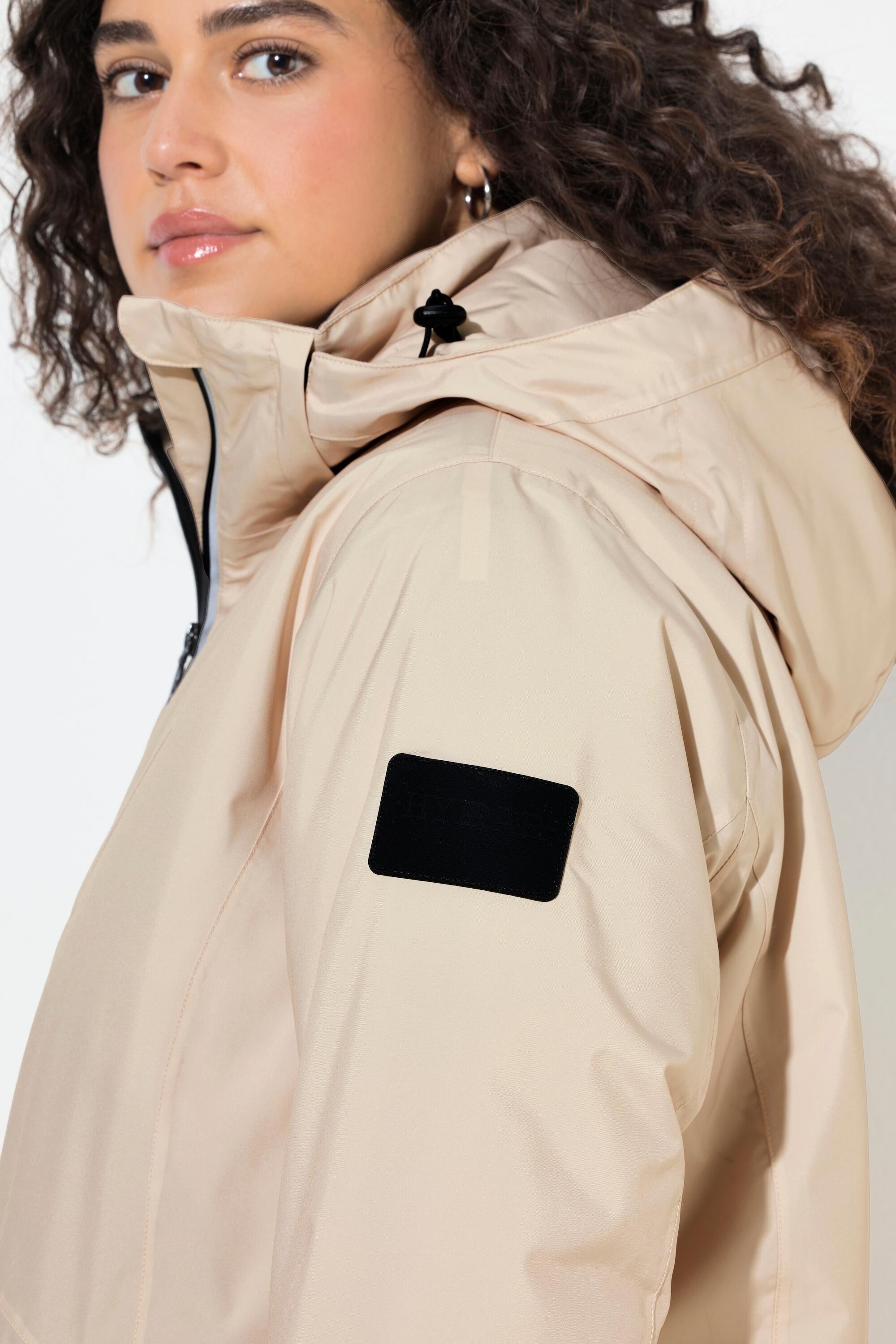 Femme Veste technique HYPRAR à capuche tissu imperméable coupe évasée 5/7
