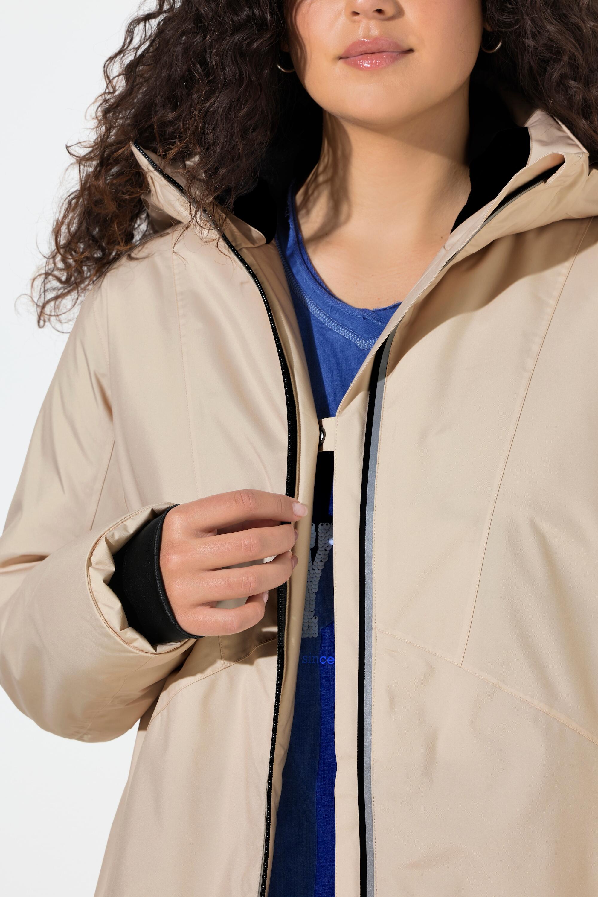 Femme Veste technique HYPRAR à capuche tissu imperméable coupe évasée 7/7