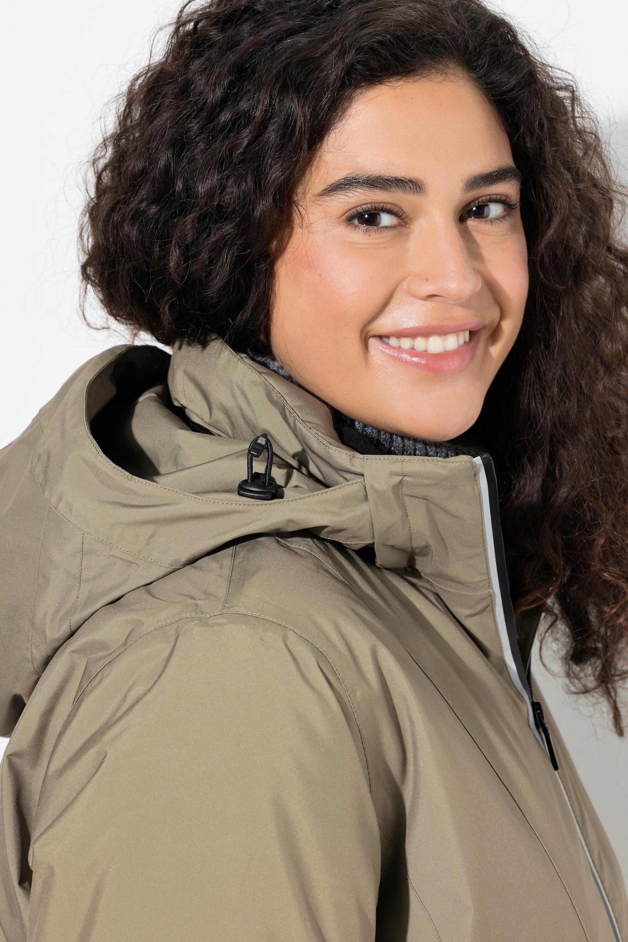 Femme Veste technique HYPRAR à capuche tissu imperméable coupe évasée 3/7