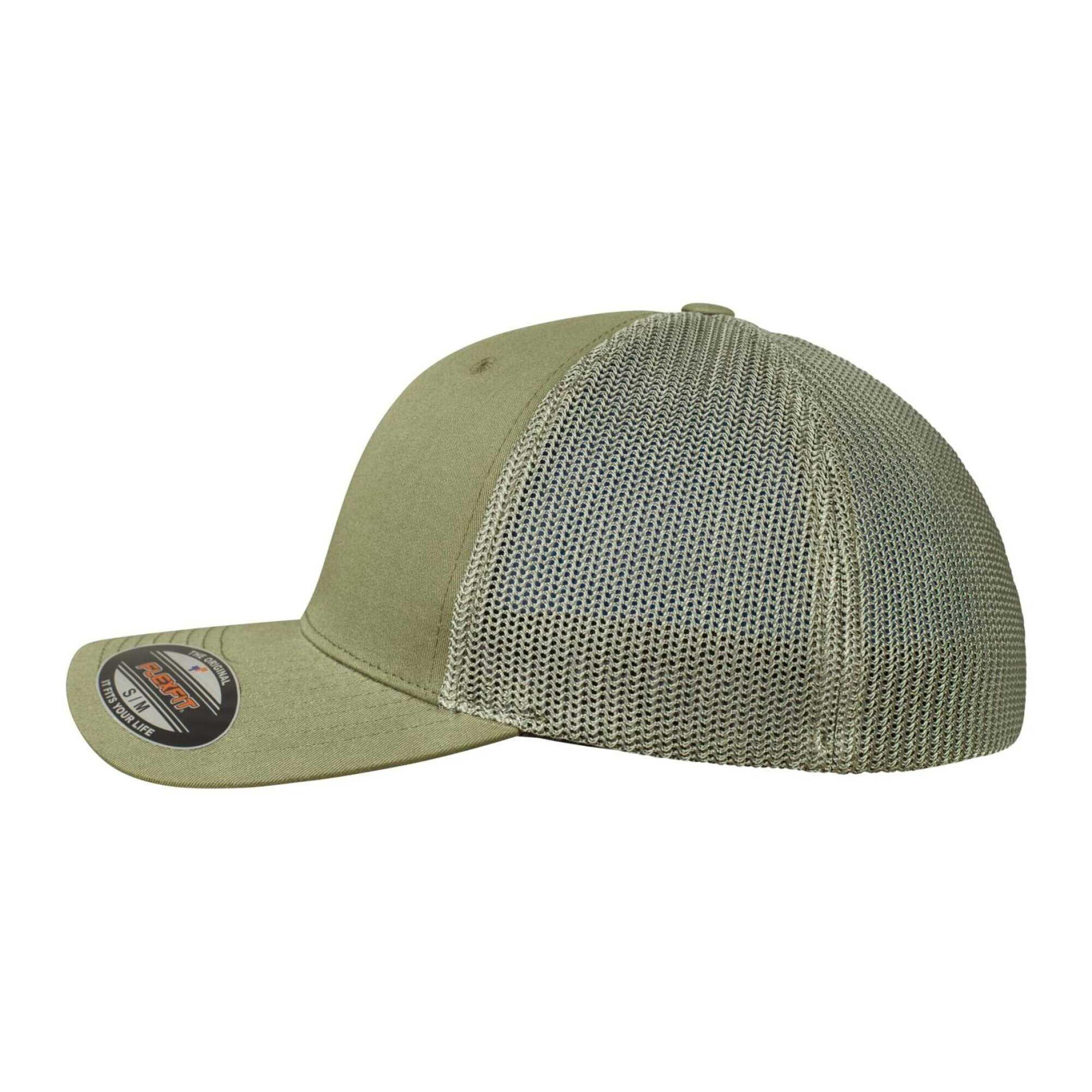 Trucker Cap für HerrenDamen Unisex, Netzmaterial Damen und Herren Graubraun 3/4