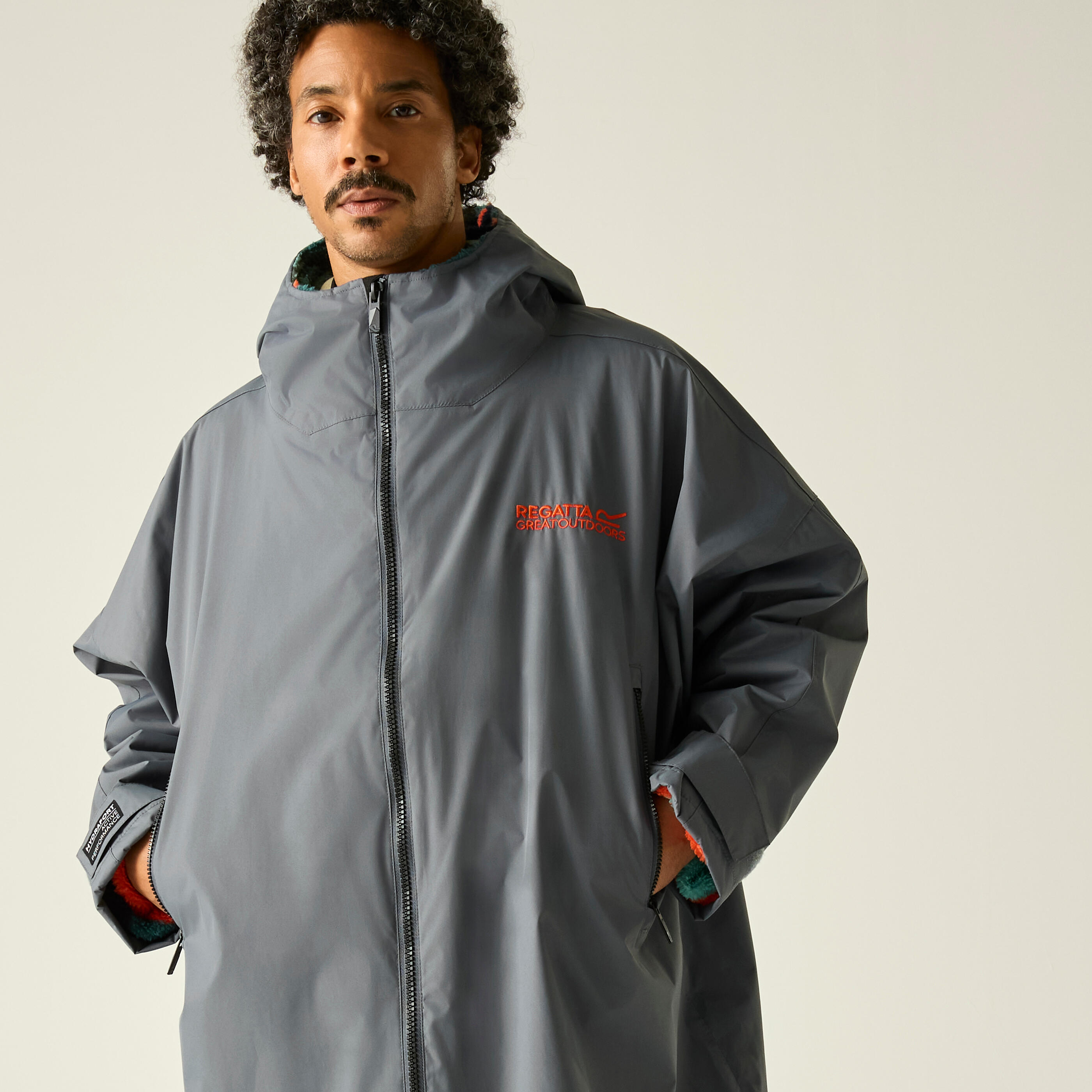 Peignoir à langer imperméable unisexe adulte 2/7
