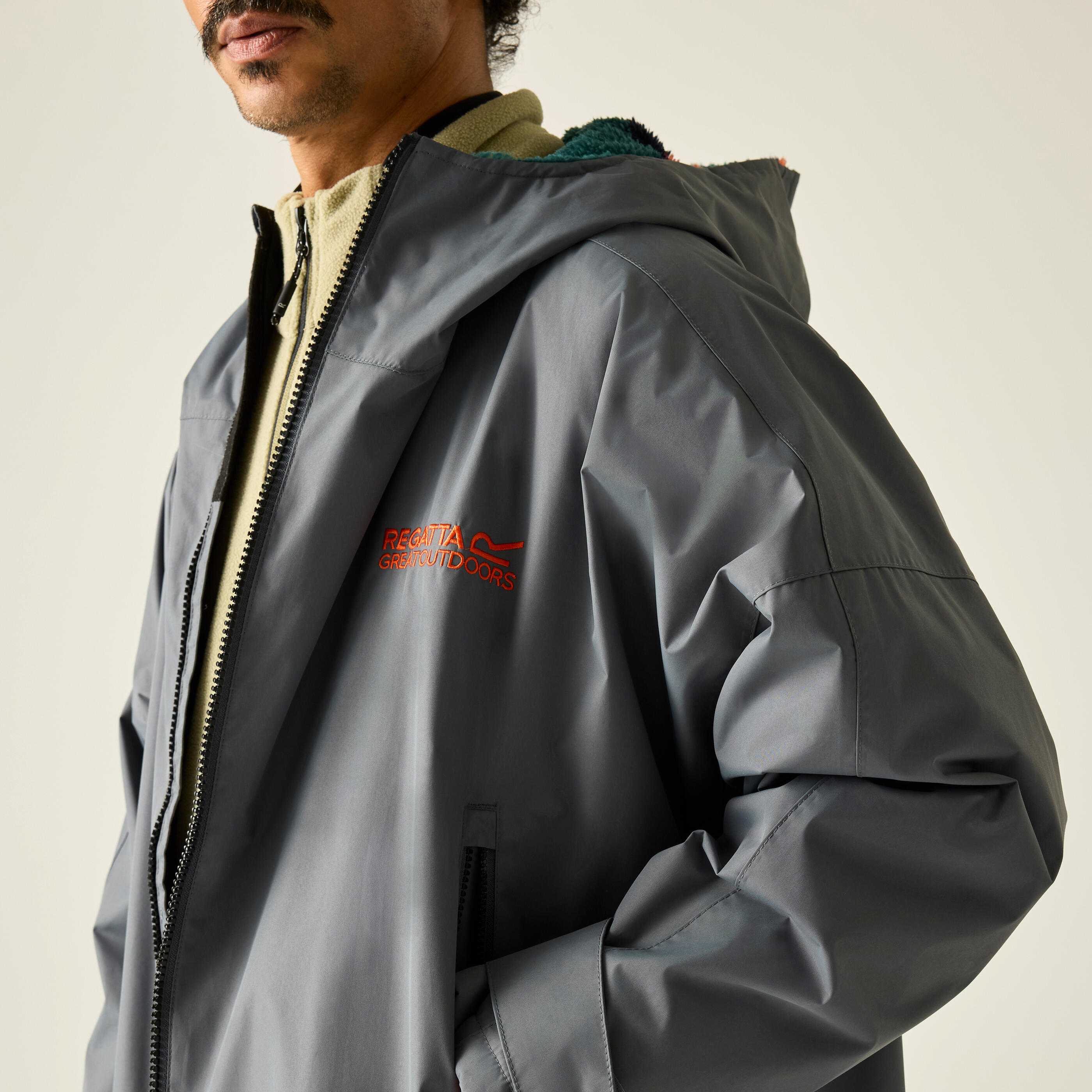 Peignoir à langer imperméable unisexe adulte 5/7