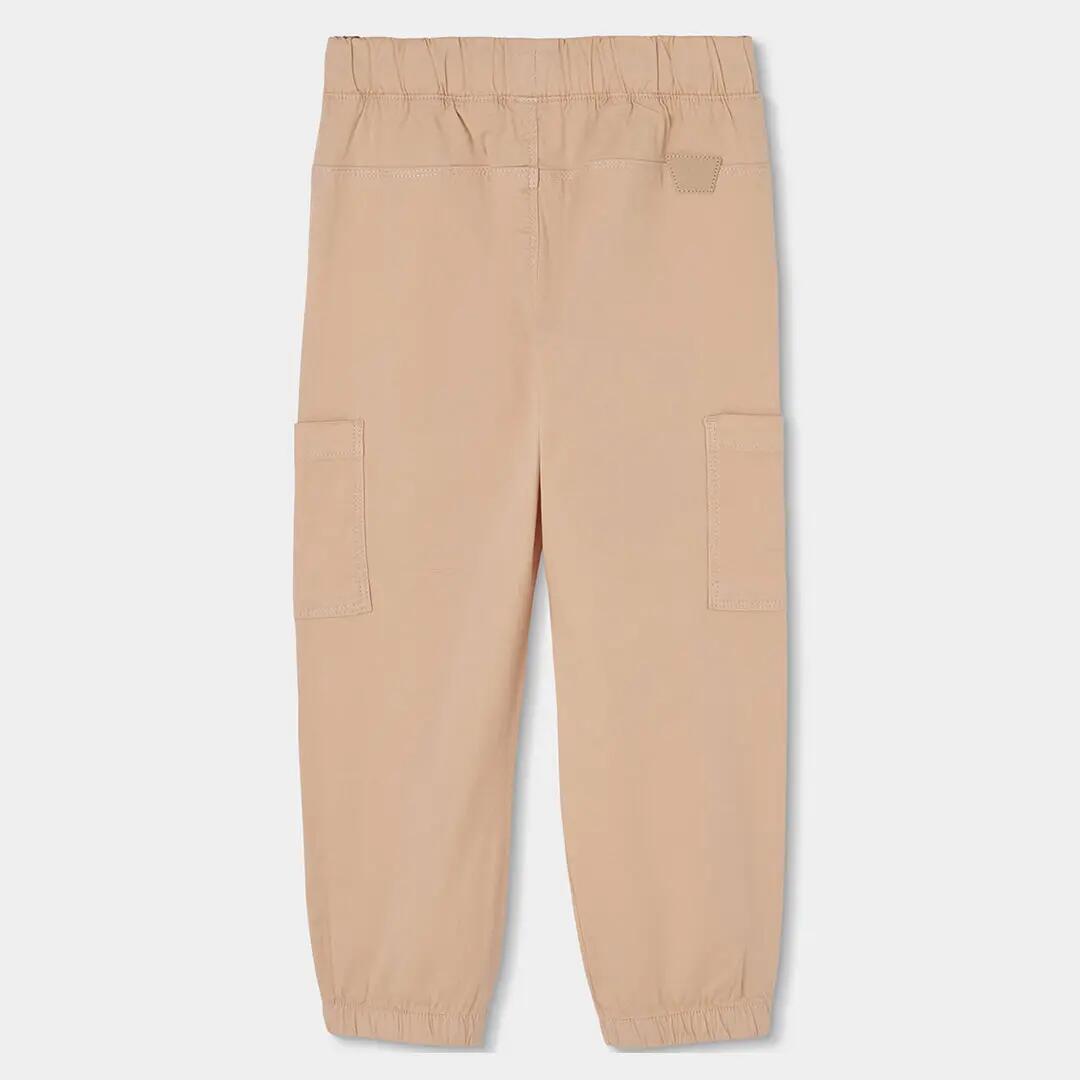 Pantalones de verano de senderismo kids niño boboli beige 2/4