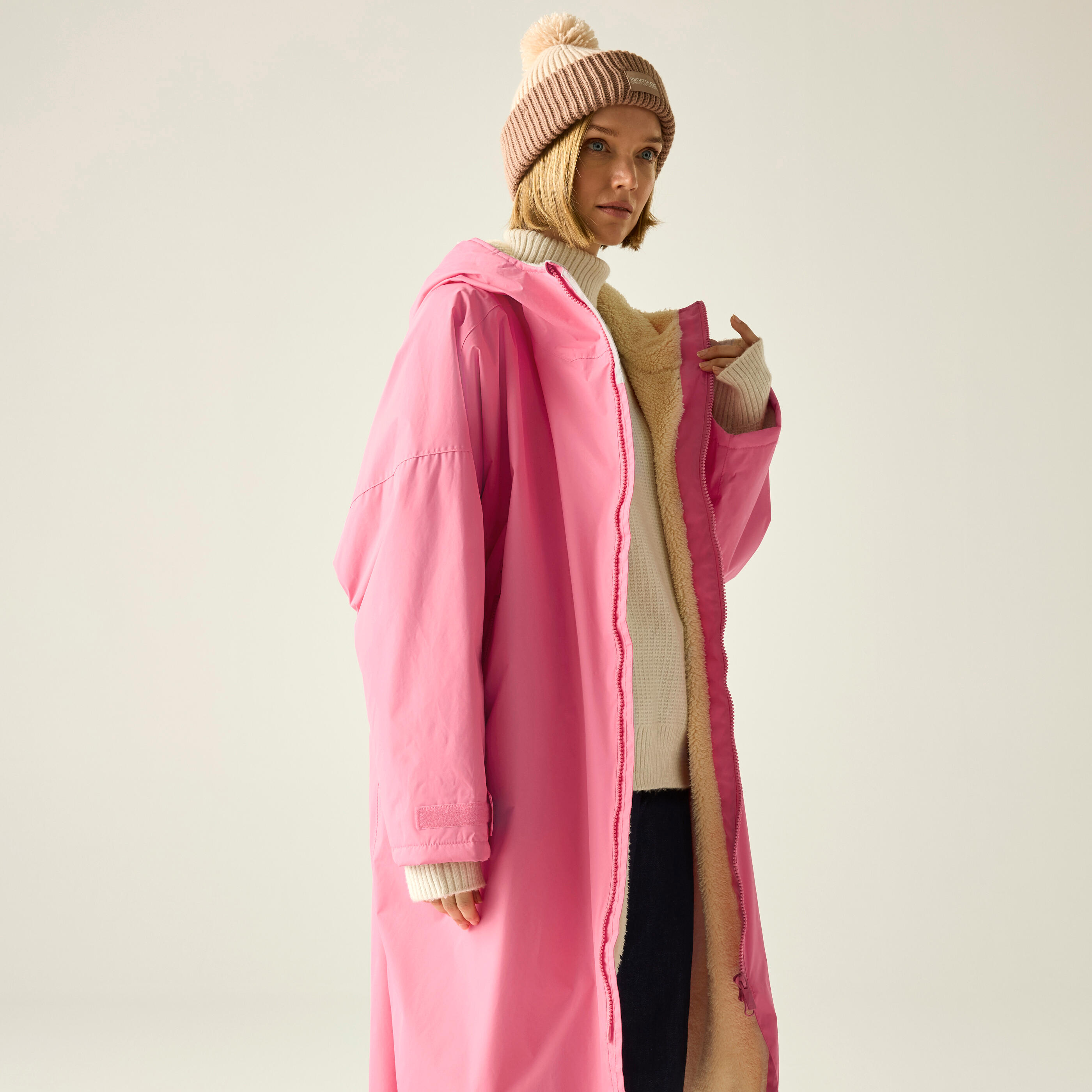 Peignoir à langer imperméable unisexe adulte 3/7