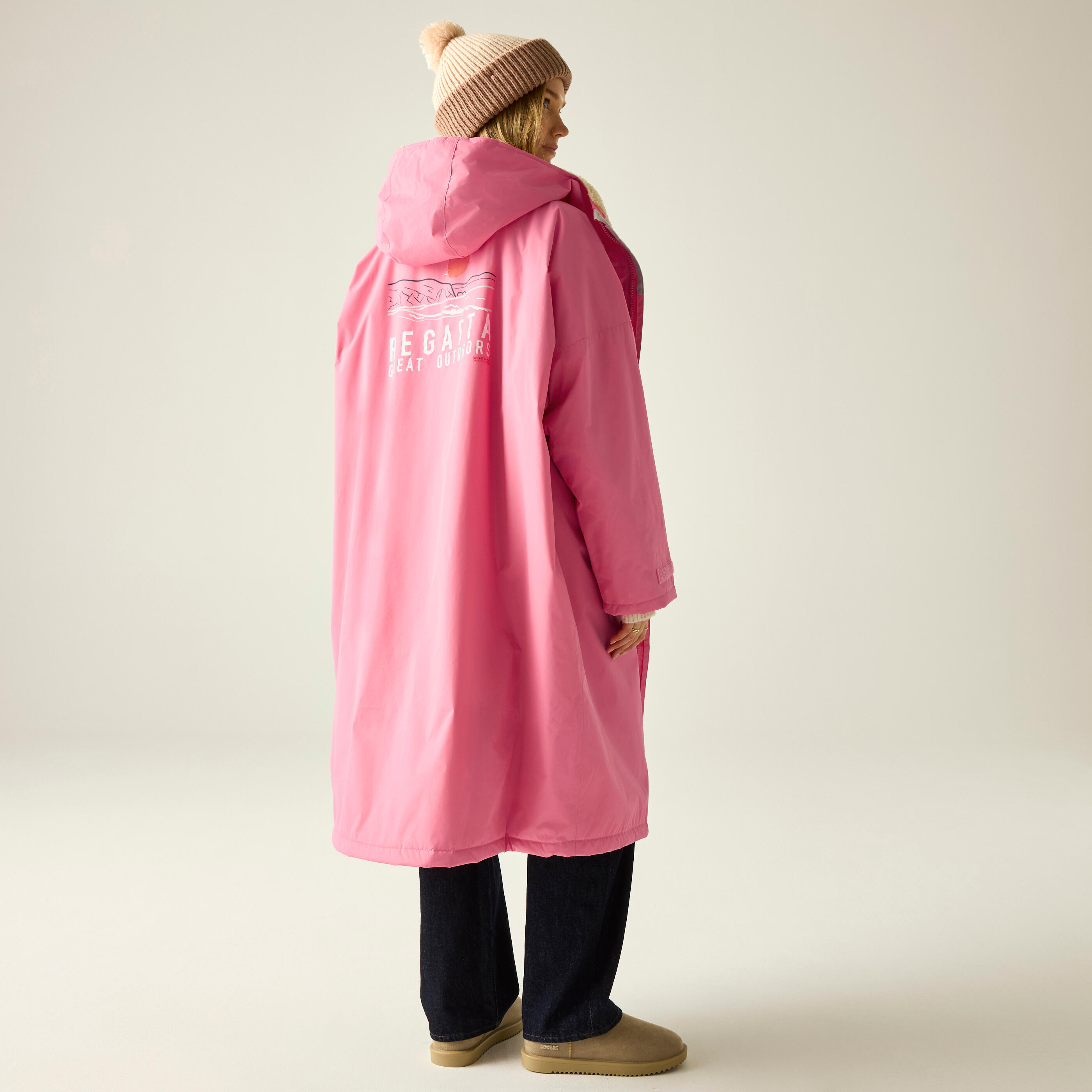Peignoir à langer imperméable unisexe adulte 2/7