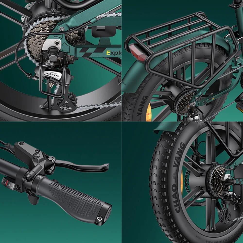 Hombre mujer ciudad bicicleta eléctrica plegable ENGINE PRO 2.0 3/5