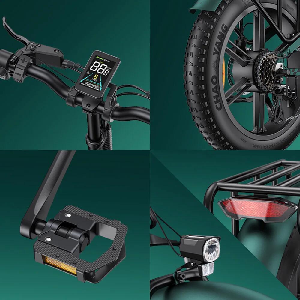 Hombre mujer ciudad bicicleta eléctrica plegable ENGINE PRO 2.0 4/5