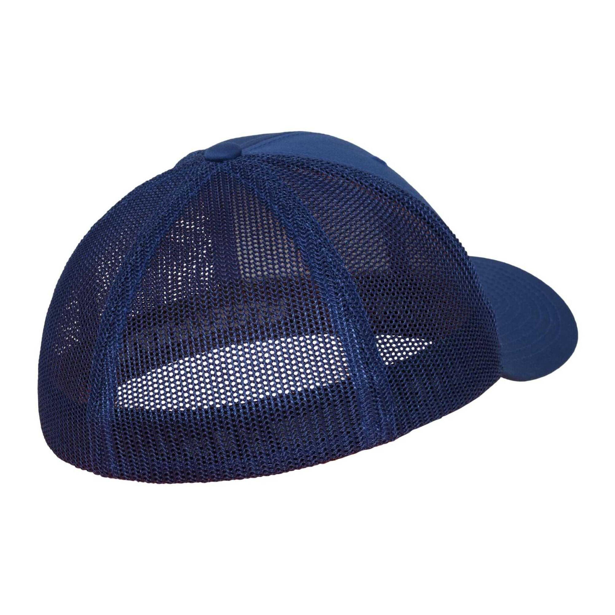 Trucker Cap für HerrenDamen Unisex, Netzmaterial Damen und Herren Königsblau 2/4