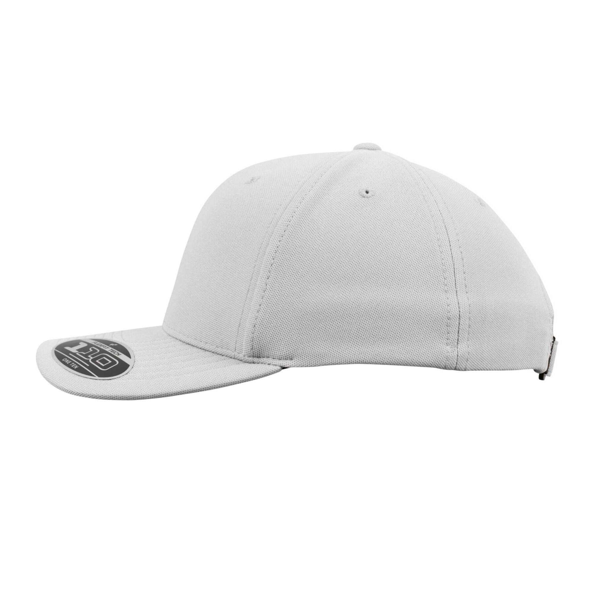 Cap Mini Pique Flexfit 110 Cool & Dry Argento 3/4