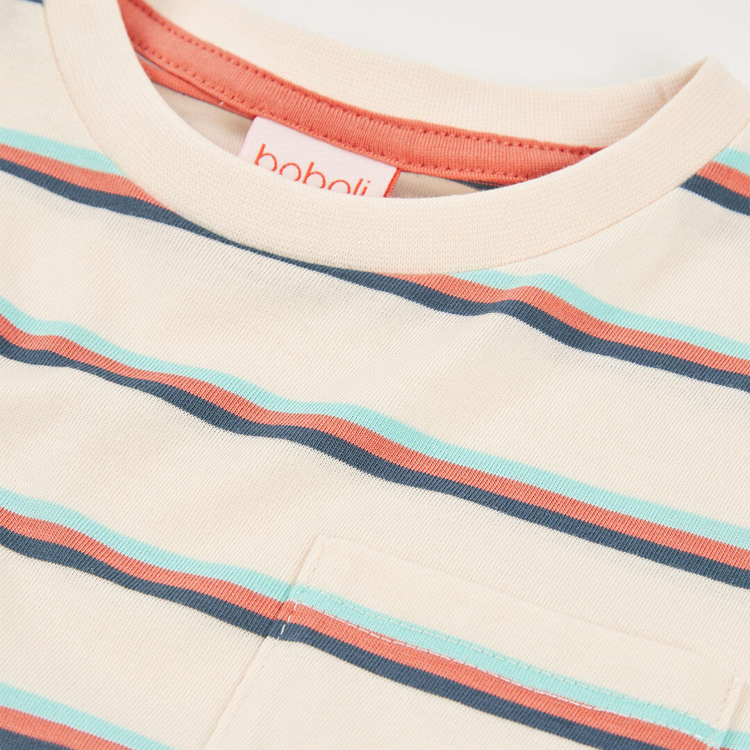 Camisetas de verano de tenis kids niño boboli multicolor 3/4