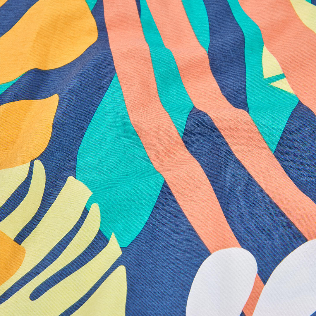 Camisetas de verano de tenis kids niño boboli azul 3/4