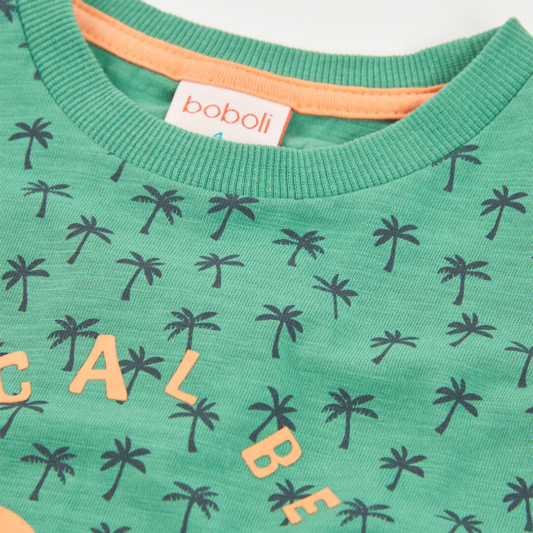 Camisetas de verano de gimnasia kids niño boboli multicolor 3/4