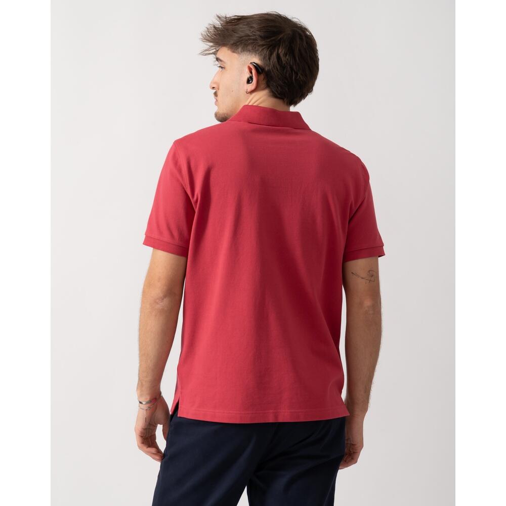polo manches courtes REG SHIELD SS PIQUE POLO HOMME rouge 2/5