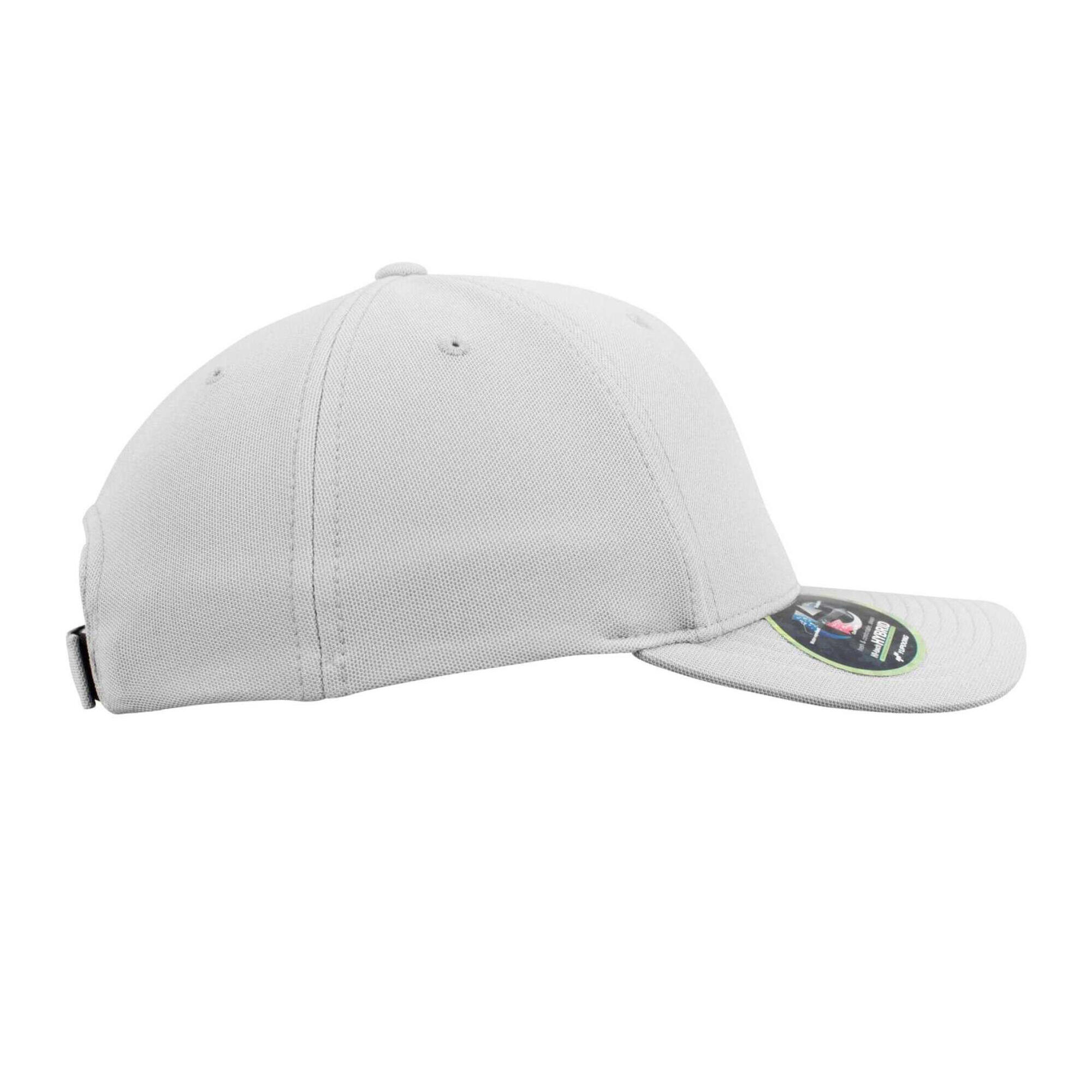 Cap Mini Pique Flexfit 110 Cool & Dry Argento 4/4