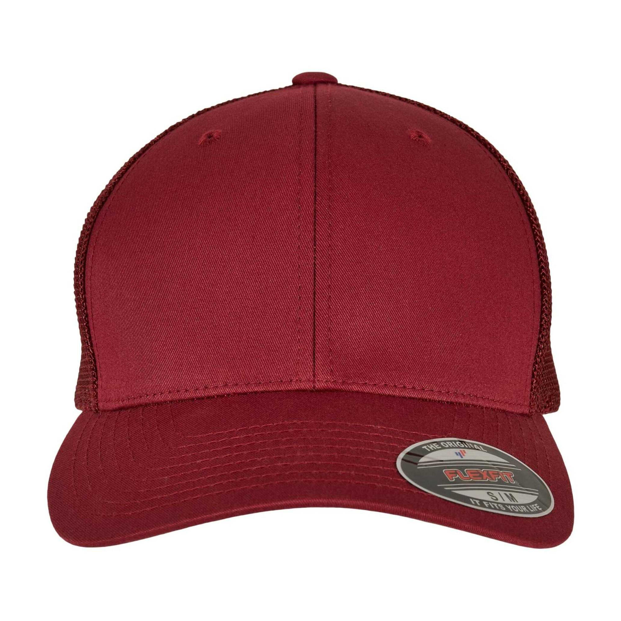 Trucker Cap für HerrenDamen Unisex, Netzmaterial Damen und Herren Cranberry 4/4