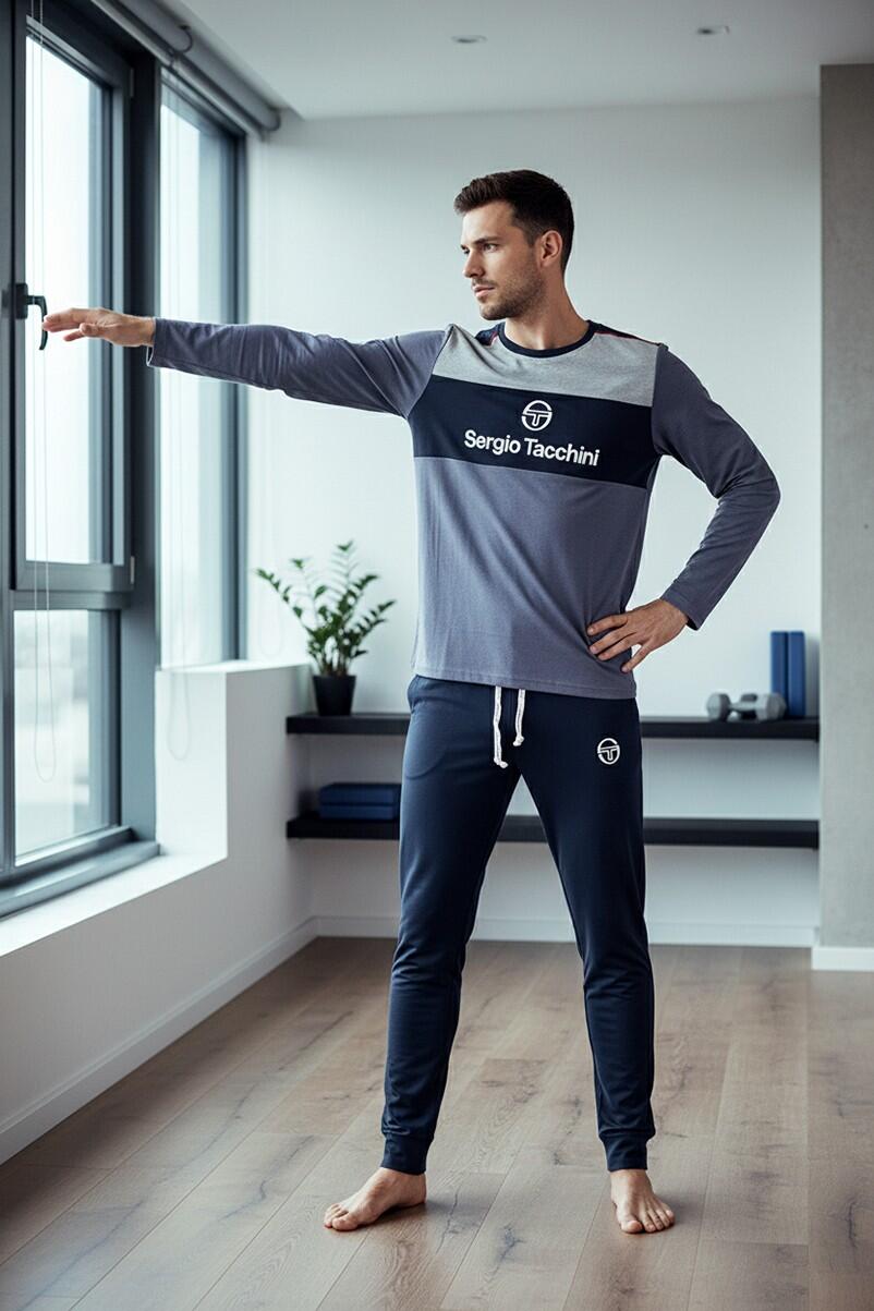 Pyjama Homme Long Sergio Tacchini 7/7