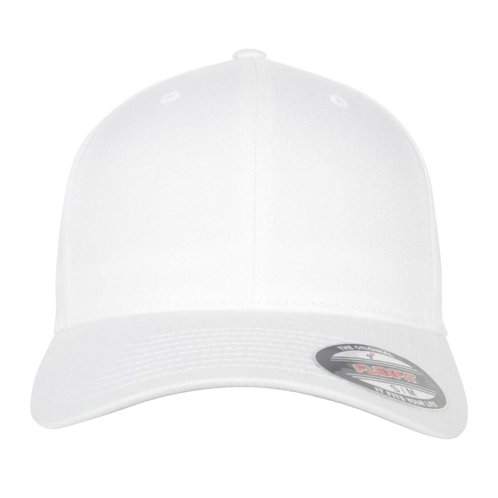 Kappe, BioBaumwolle Damen und Herren Weiß 4/4