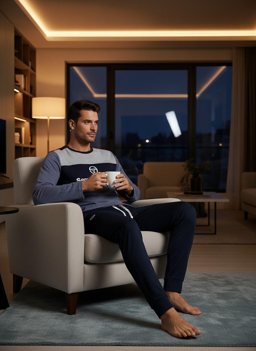 Pyjama Homme Long Sergio Tacchini 4/7