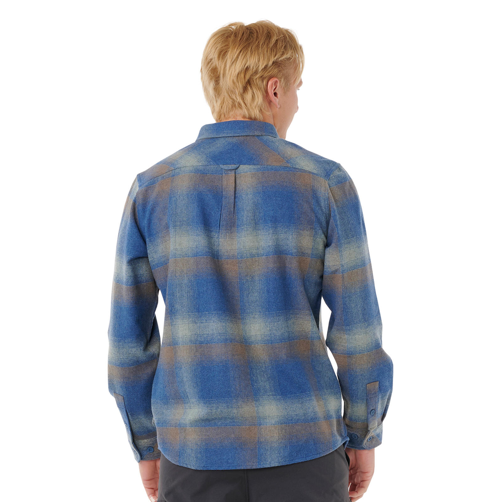 Rip Curl Search Wool Flannel - Light Navy 2/7