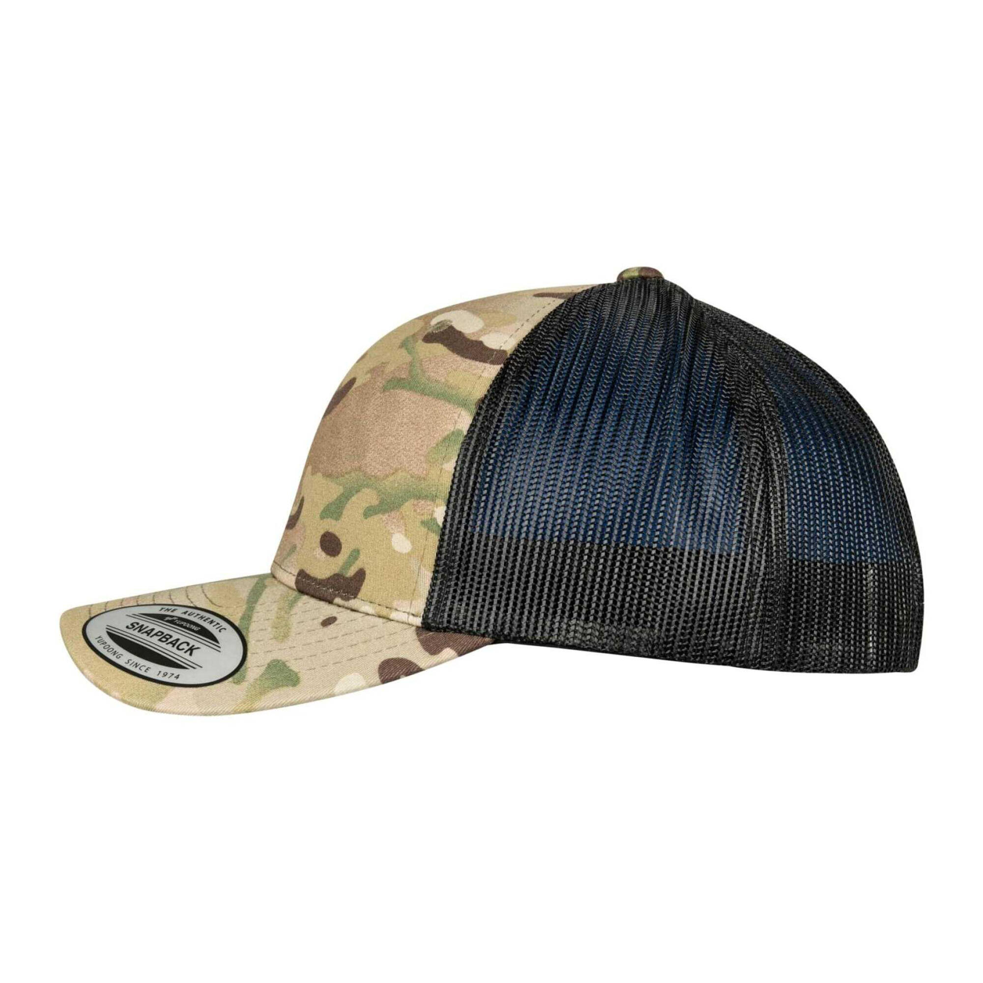 Cappellino Da Camionista Retrò Camo Adulto Unisex Flexfit Multicam 3/4