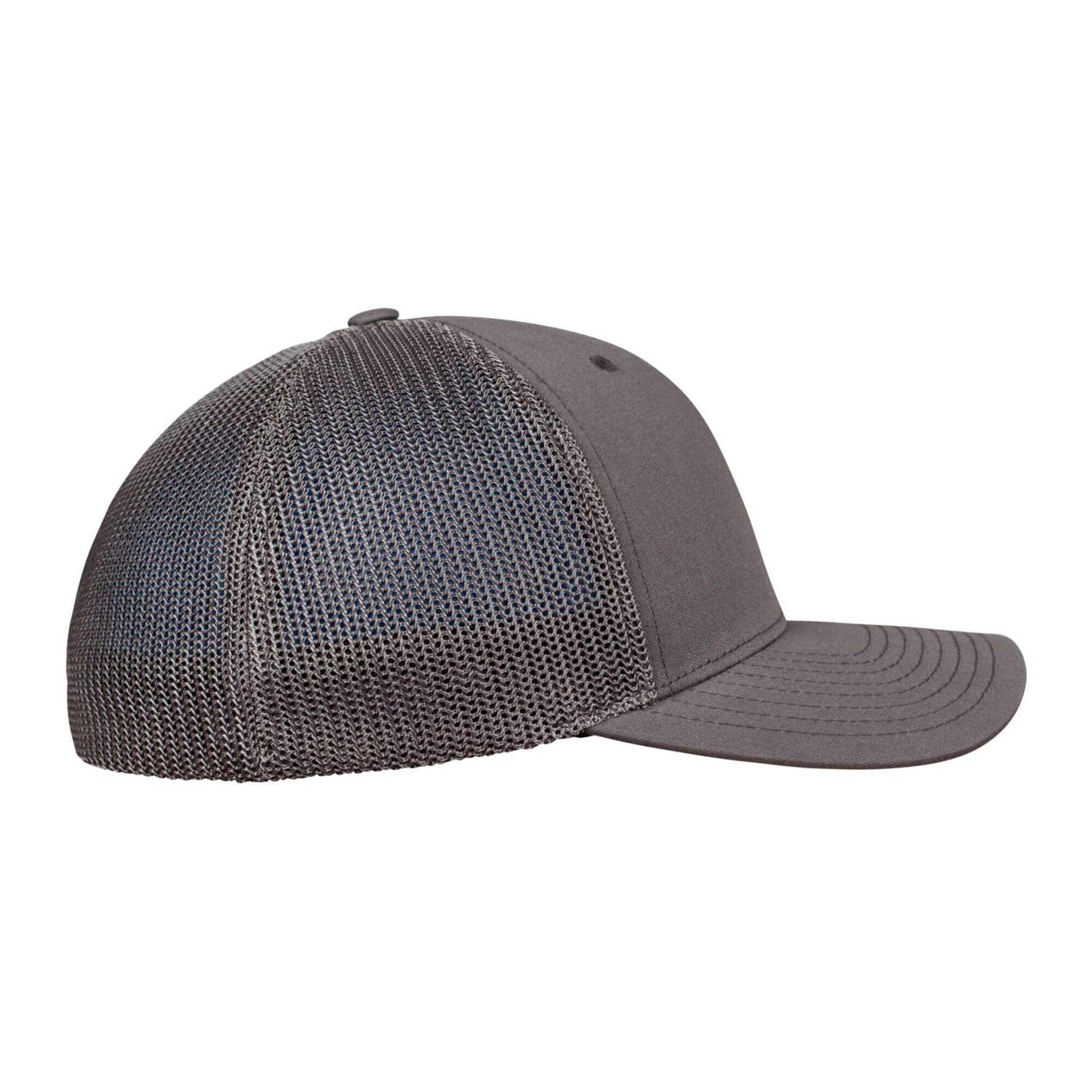 Trucker Cap für HerrenDamen Unisex, Netzmaterial Damen und Herren Dunkelgrau 4/4