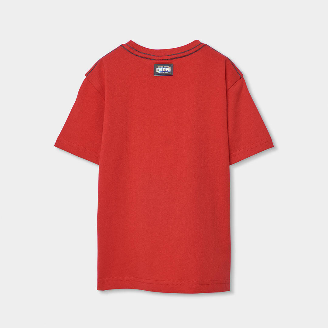 Camisetas de verano de natación kids niño boboli granate 2/4