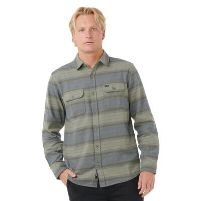 Rip curl line up flannel shirt - deep cactus