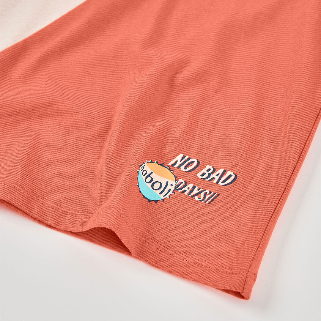 Camisetas de verano de tenis kids niño boboli naranja 4/4
