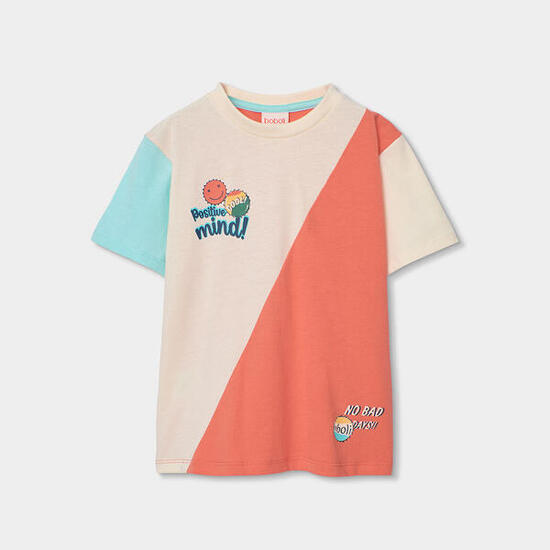 Camisetas de verano de gimnasia kids niño boboli naranja