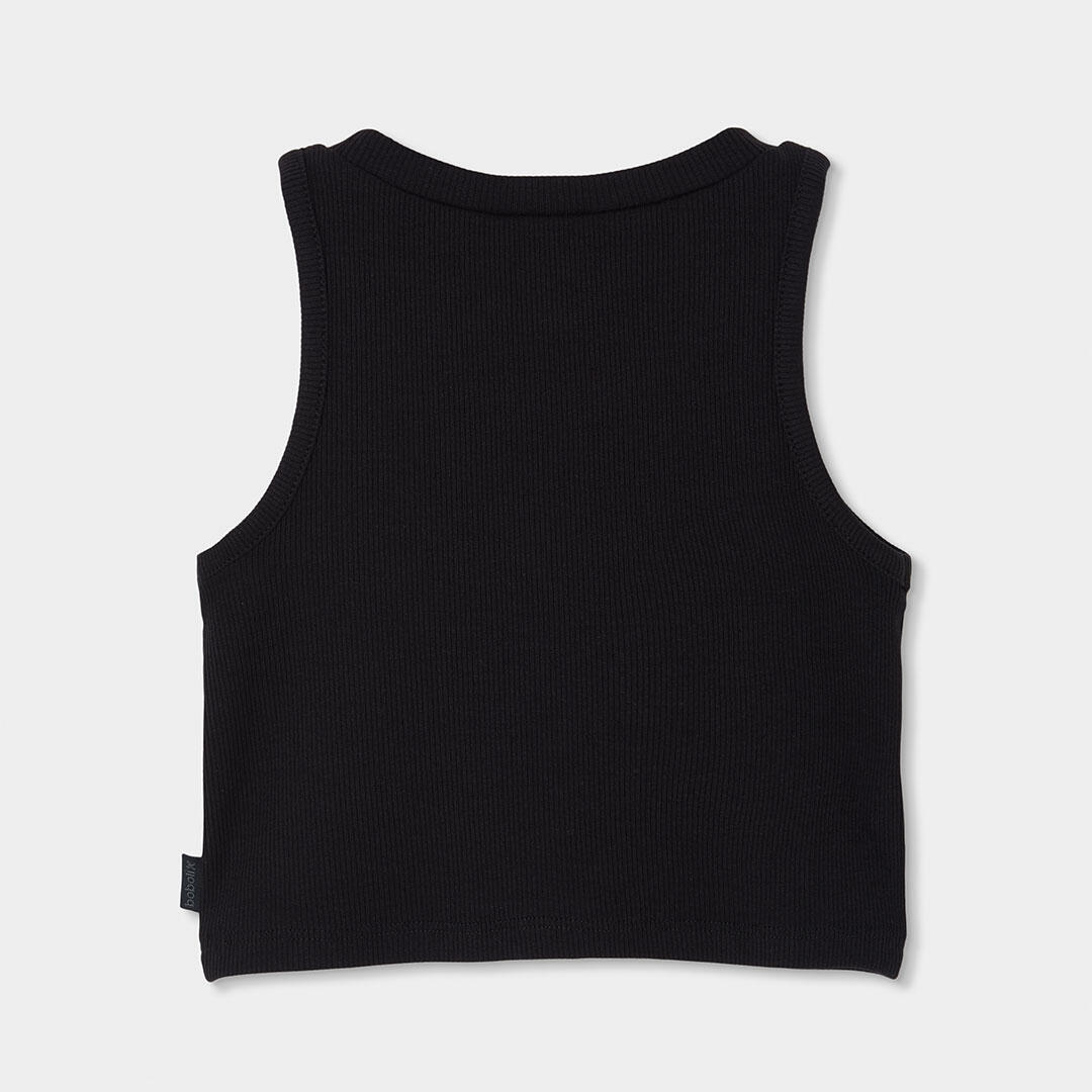 Camisetas De Tirantes de verano de gimnasia kids niña boboli negro 2/4