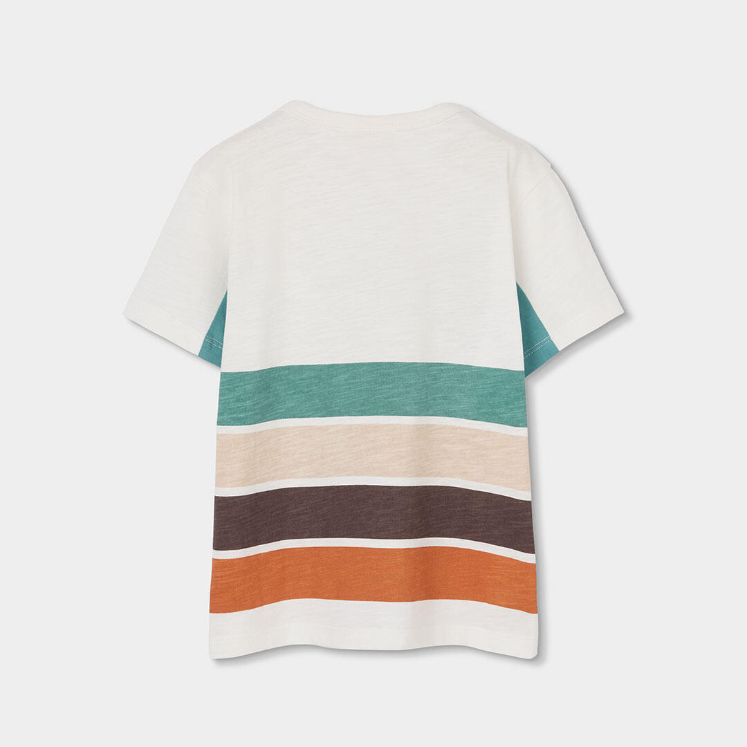 Camisetas de verano de senderismo kids niño boboli blanco 2/4