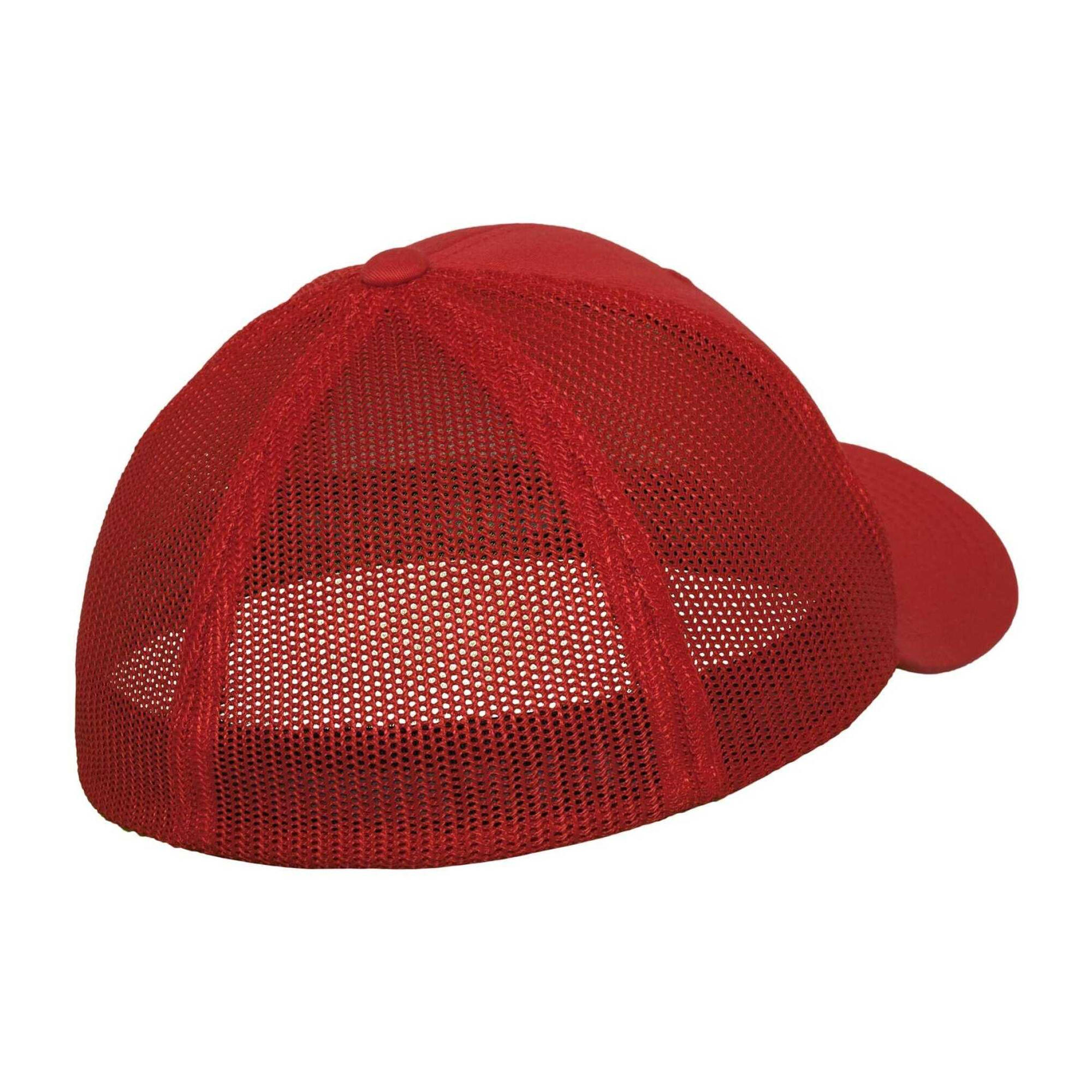 Trucker Cap für HerrenDamen Unisex, Netzmaterial Damen und Herren Rot 2/4