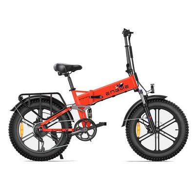 Engwe-engine x folding e-bike, 250w motor, 20x4.0 inch fat tire adult e-bike