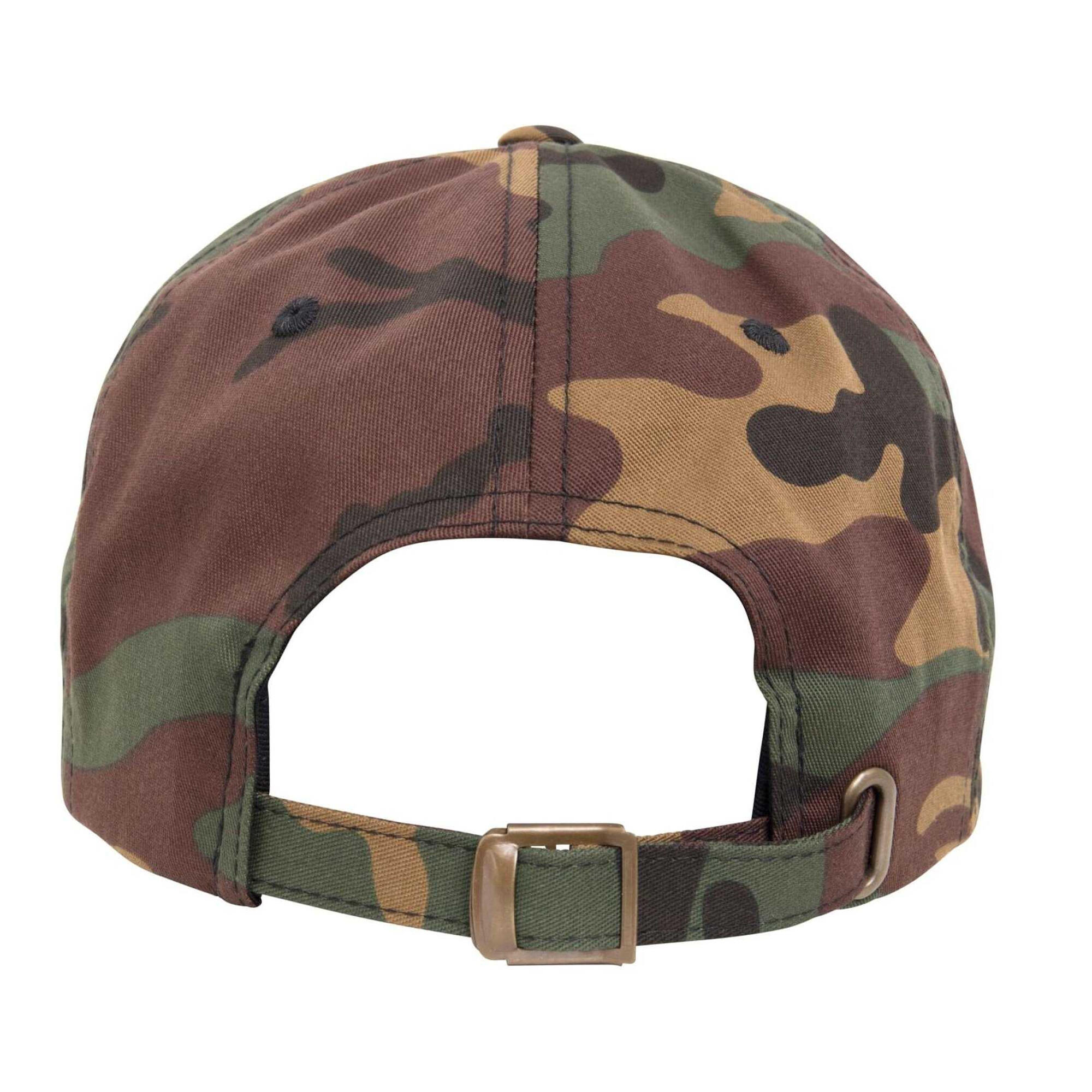Cap Twill Di Cotone Basso Profilo Flexfit Verde Mimetico 2/4
