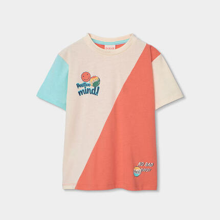 Camisetas de verano de gimnasia kids niño boboli naranja