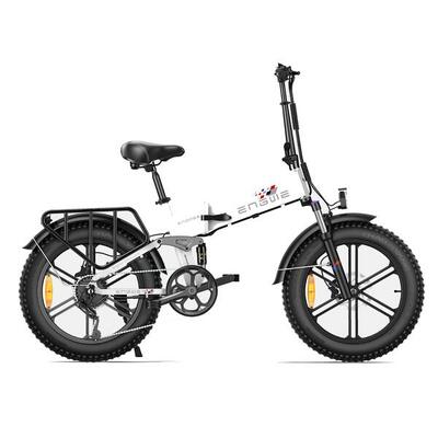 Engwe-engine x folding e-bike, 250w motor, 20x4.0 inch fat tire adult e-bike