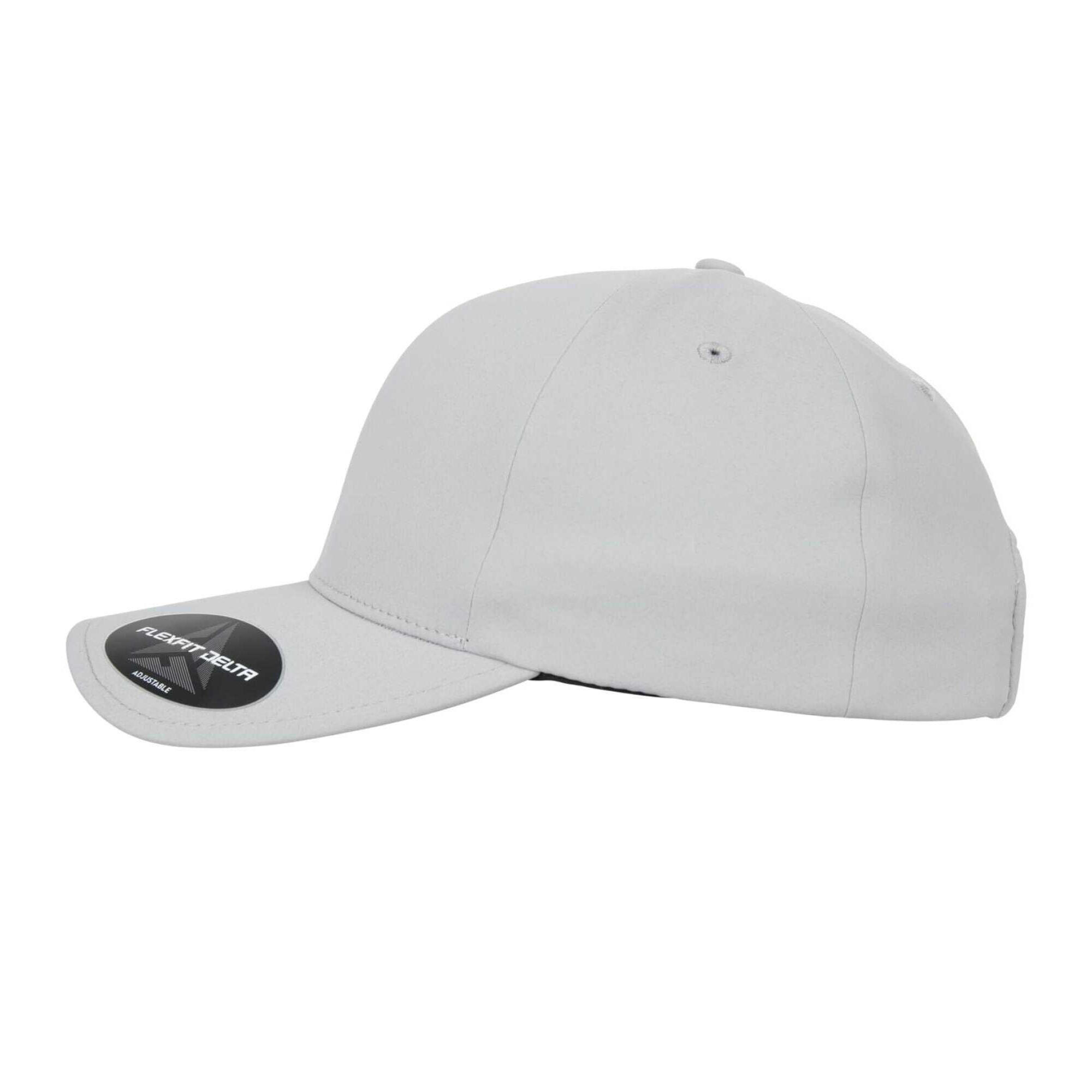 "Delta" Kappe, anpassbar Damen und Herren Silber 3/4