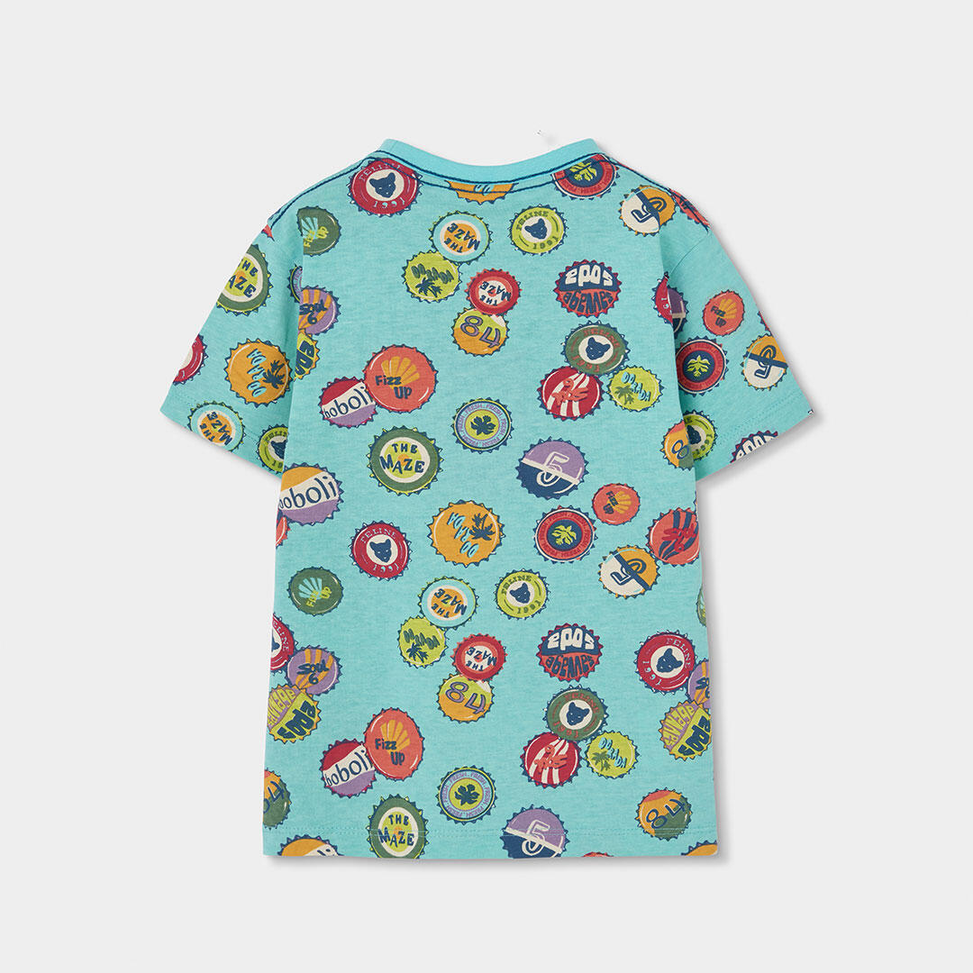 Camisetas de verano de tenis kids niño boboli multicolor 2/4