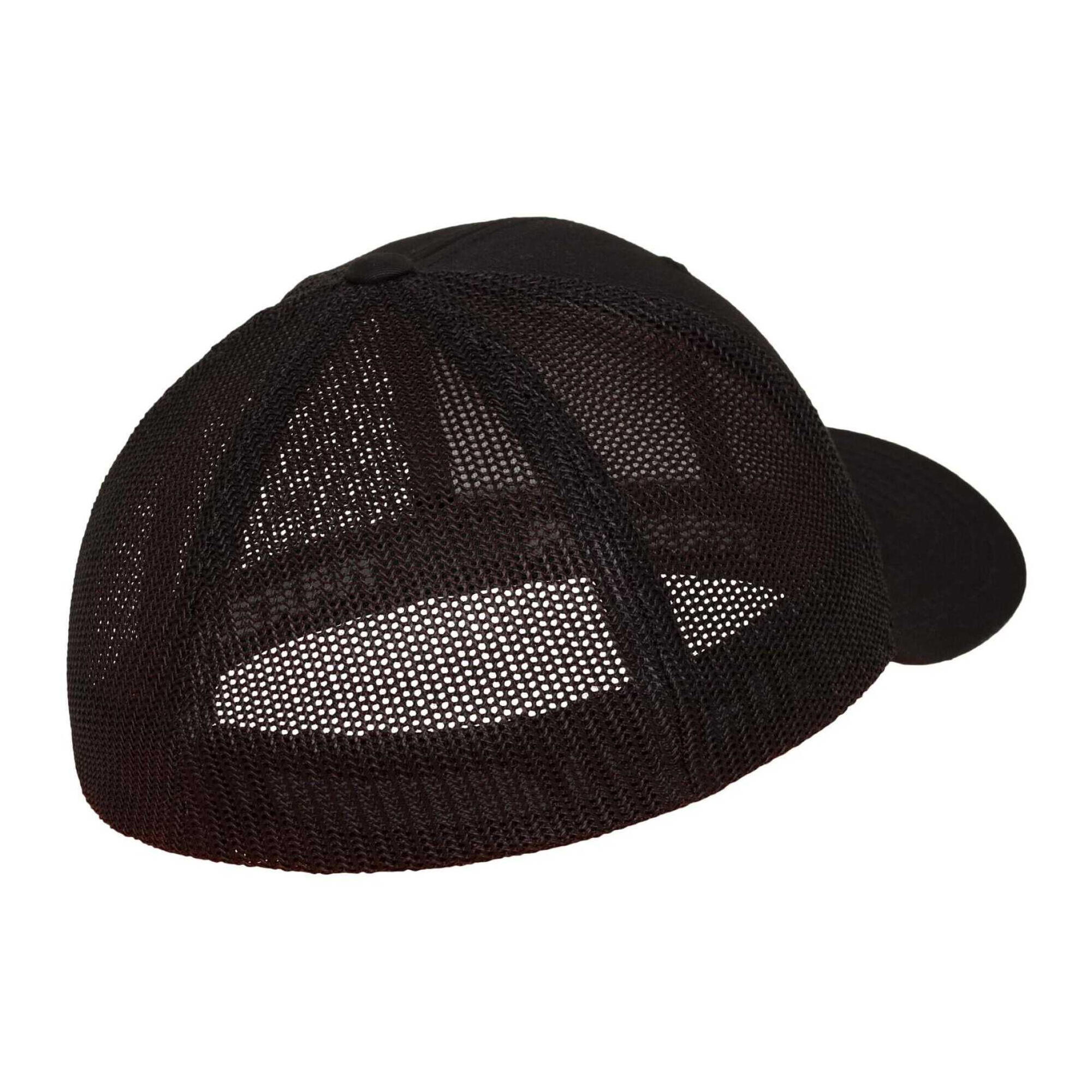Trucker Cap für HerrenDamen Unisex, Netzmaterial Damen und Herren Schwarz 2/4