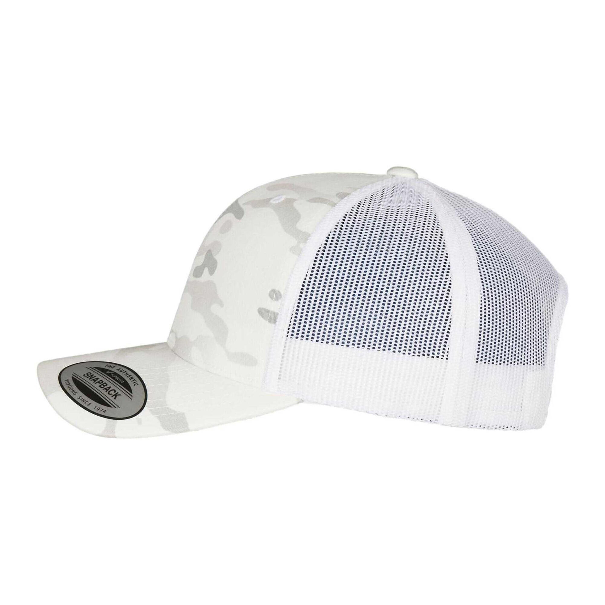 Trucker Cap für HerrenDamen Unisex, Tarnmuster Damen und Herren Alpidische 3/4