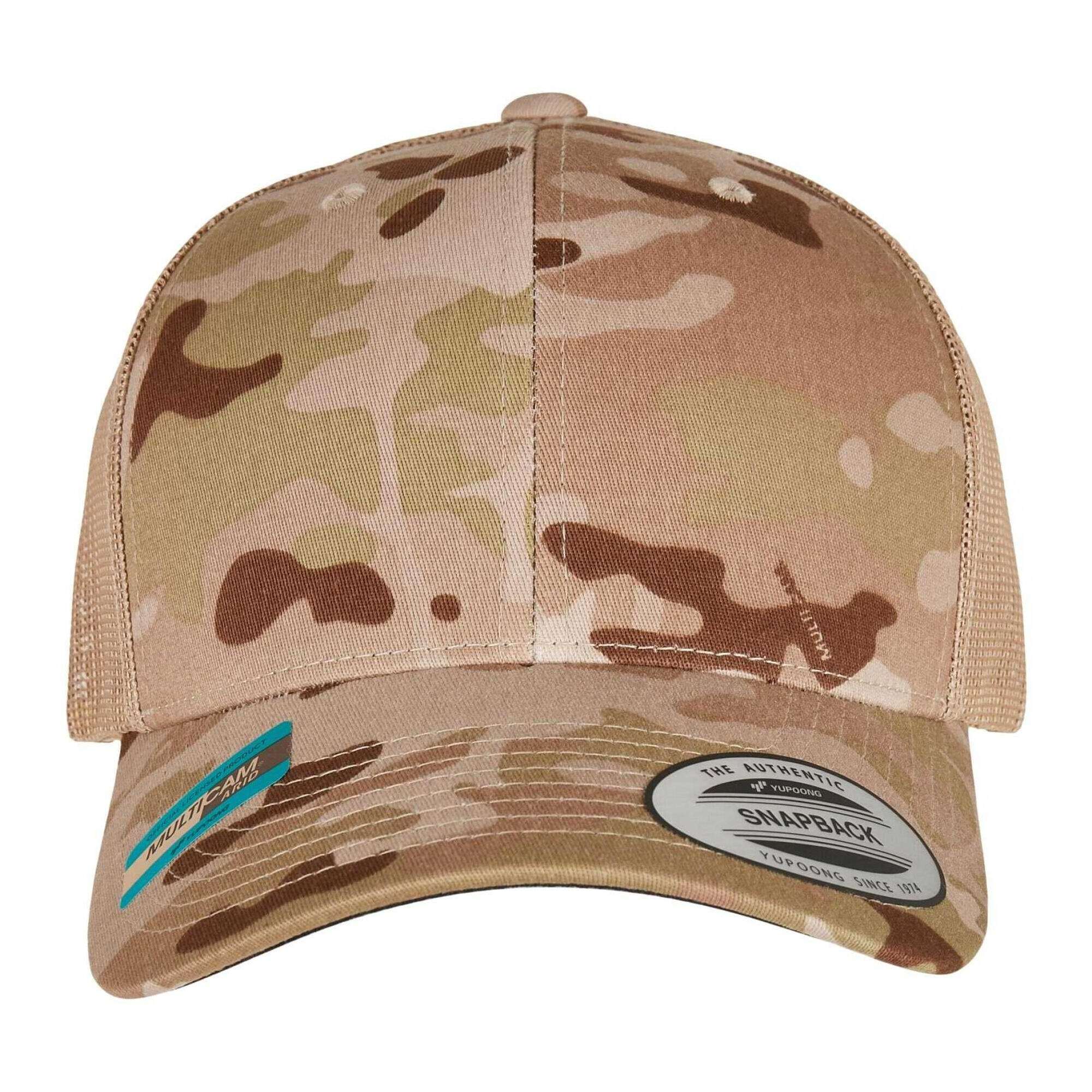 Trucker Cap für HerrenDamen Unisex, Tarnmuster Damen und Herren Hellbraun 4/4