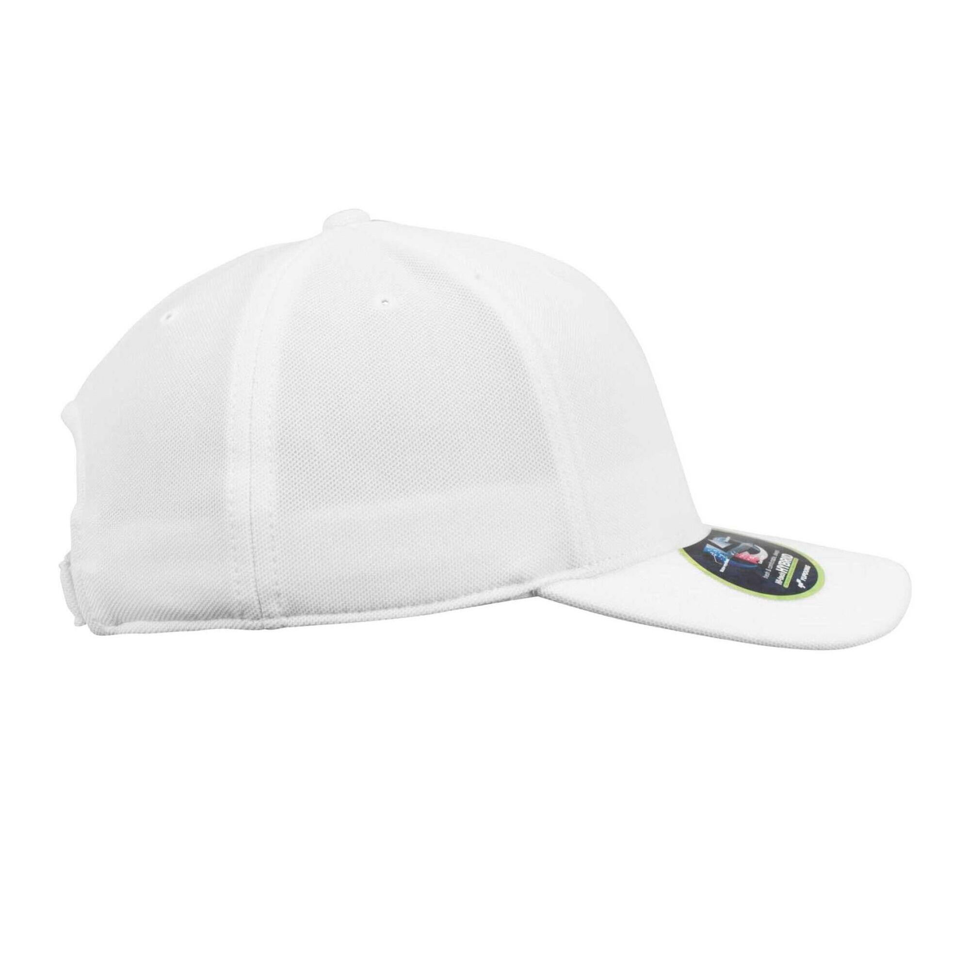 Cap Mini Pique Flexfit 110 Cool & Dry Bianco 3/4