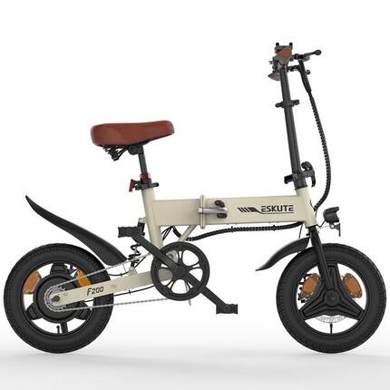 Vélo électrique urbain léger ESKUTE F200, batterie 36 V 7,8 Ah