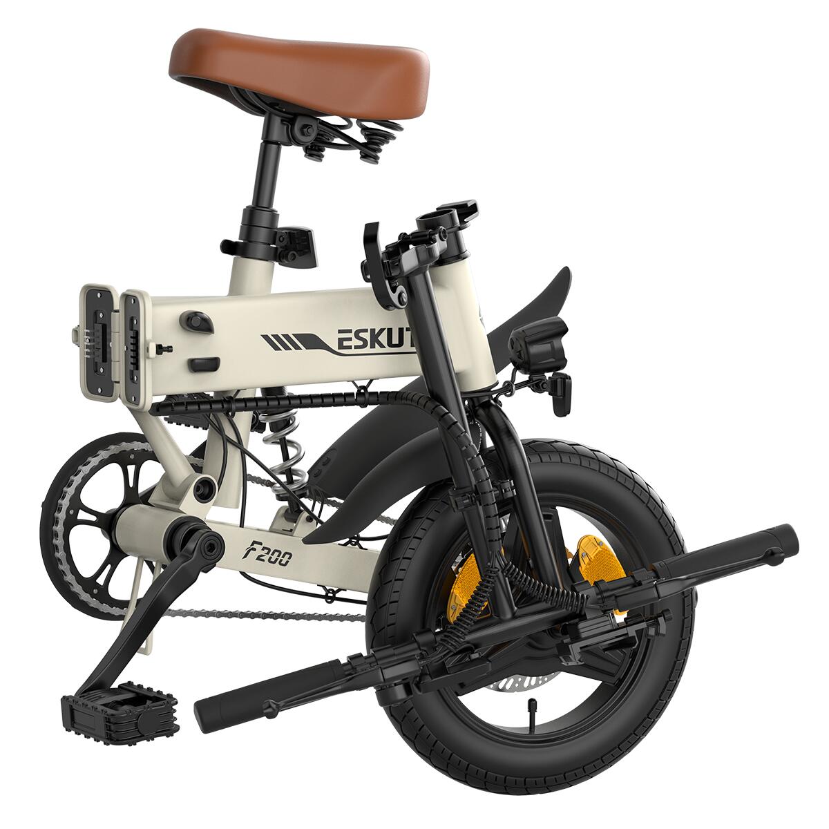 Bicicletta elettrica pieghevole ESKUTE F200 250W 36V 7.8Ah 3/7