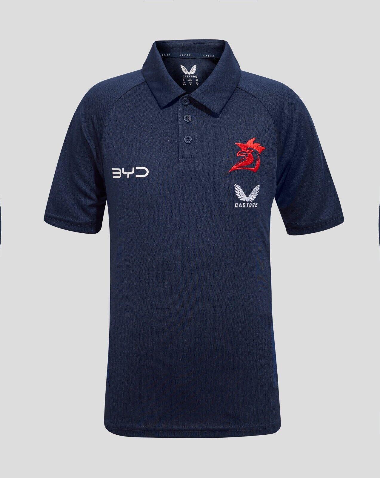NRL 2025 Presentation Polo - Sydney Roosters - Youth - Kids - Shirt