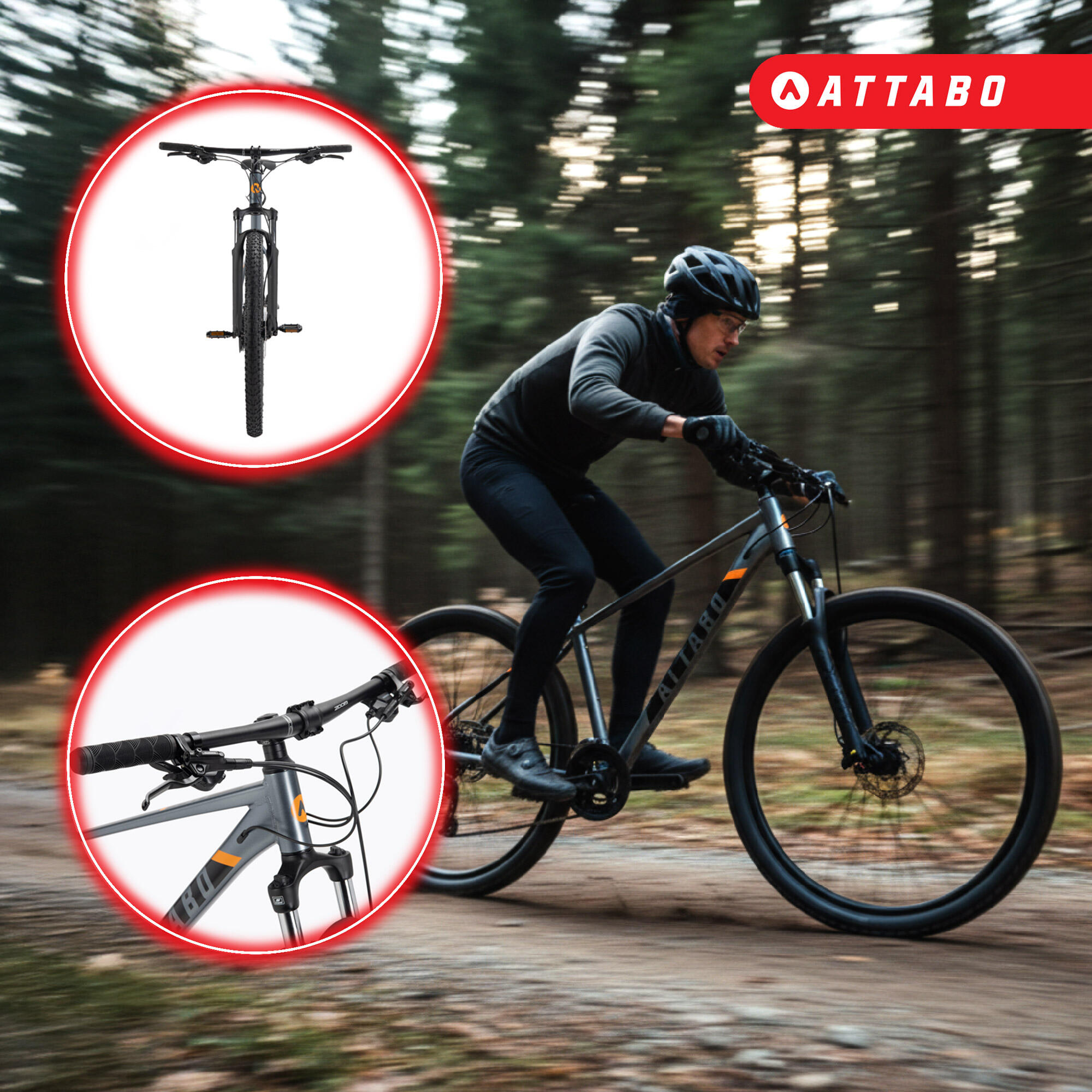 Mountain bike da uomo ATTABO ALPE 3.0 4/7
