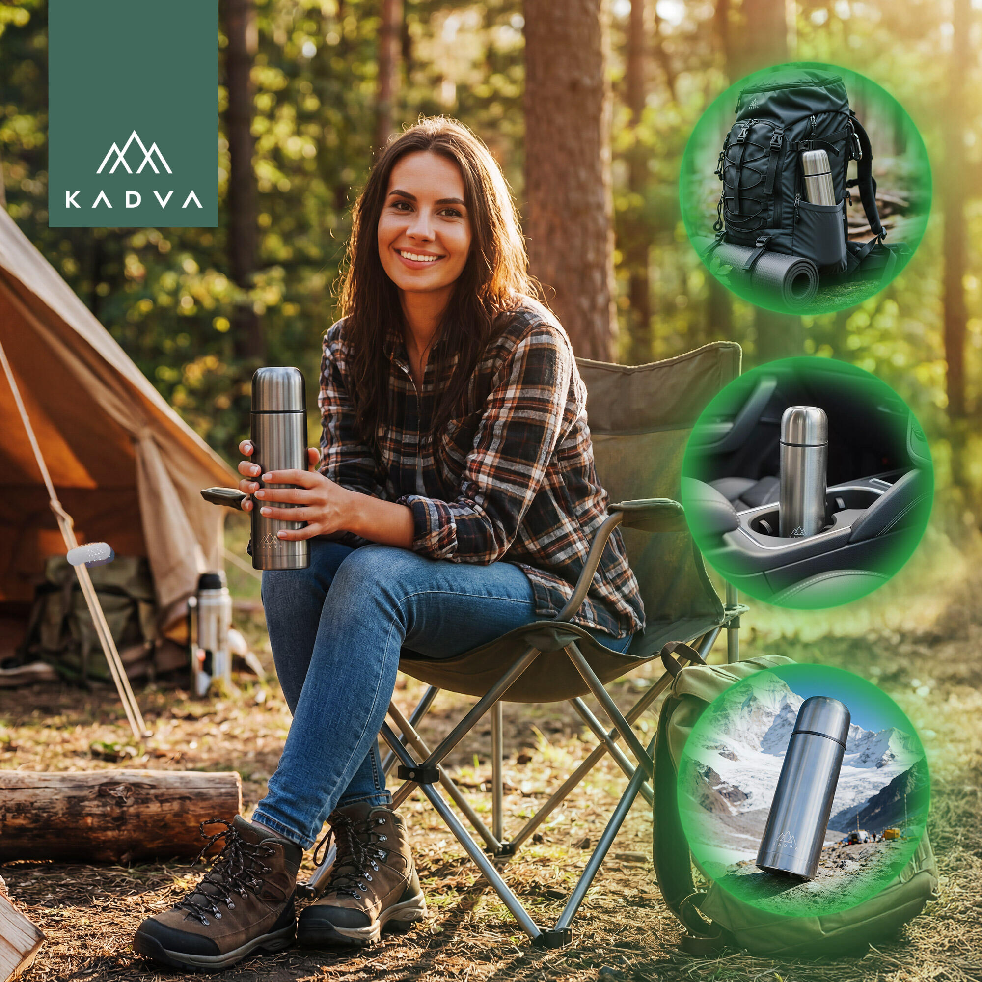 Thermos KADVA Vulcain 1000 ml 3/7