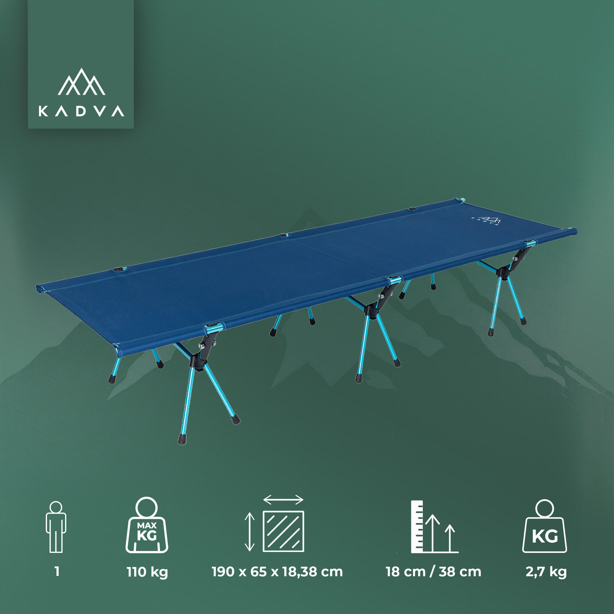 Cama de viagem KADVA Lito 6/7