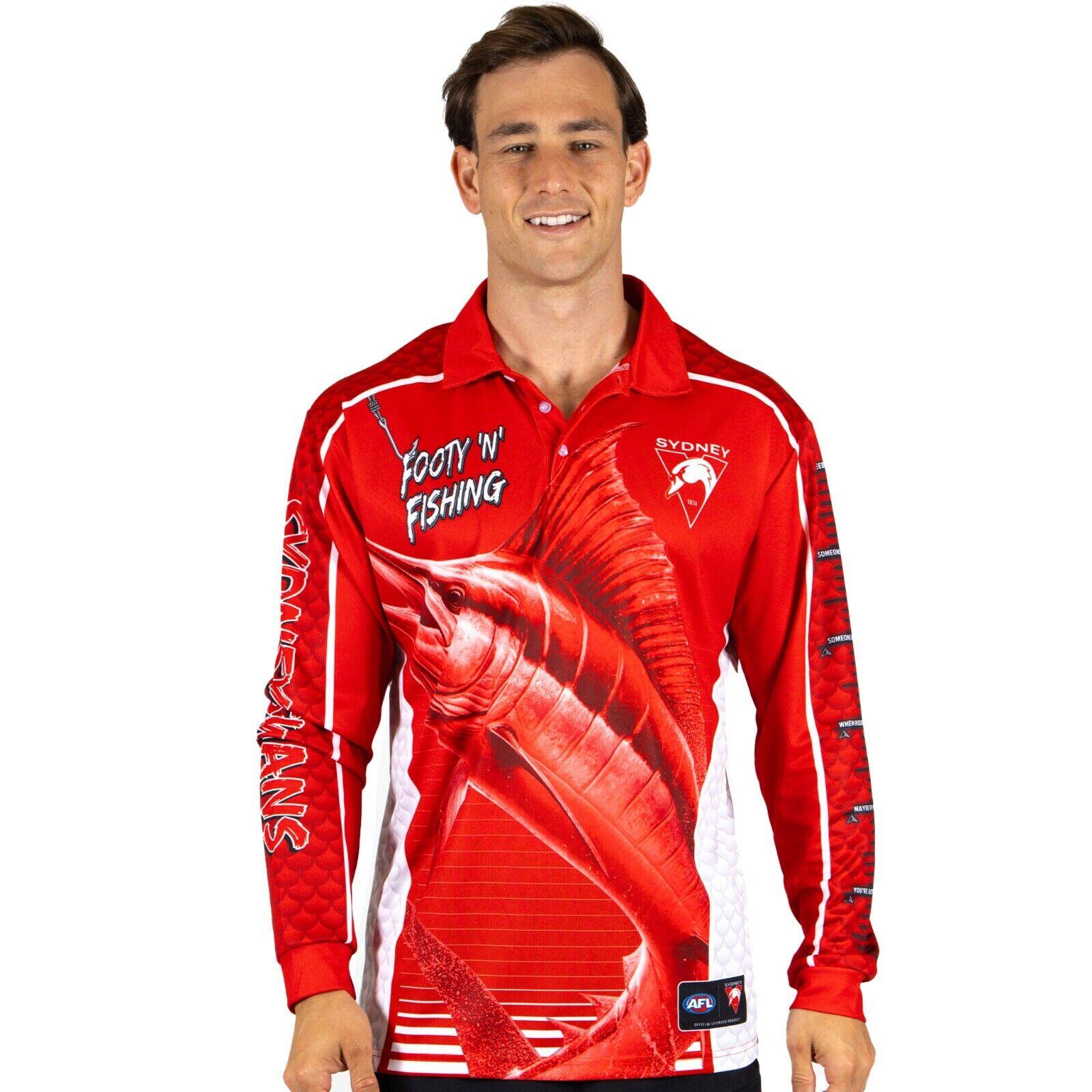 AFL Footy 'n' Fishing Shirt - Sydney Swans - Youth - Polo
